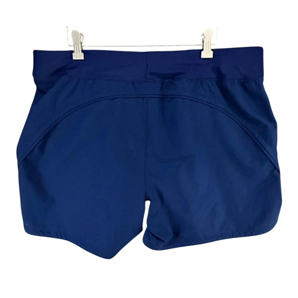 Lands End Curvy Fit 5" Quick Dry Swim Board‎ Shorts Womens 16 Navy Beach UPF 50 - Picture 5 of 13